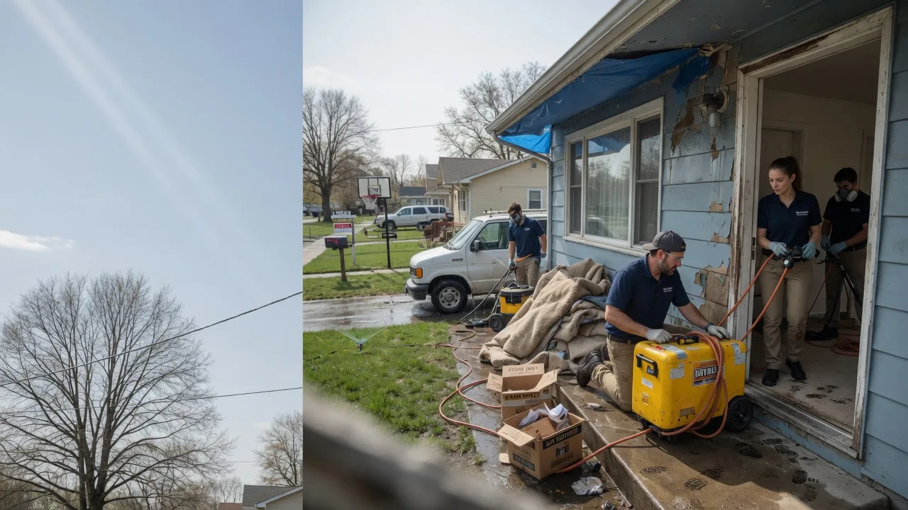 Basement Flood Cleanup in Nicoma Park, OK near me